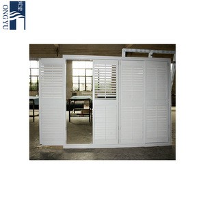 Malaysia Interior Rolling Louver Window Price Used Roller Plantation Shutter From China