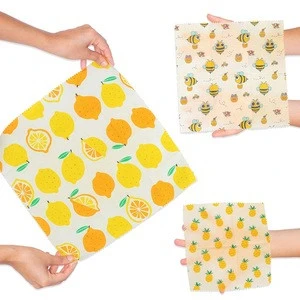 Manufacture Custom Vegan Natural Eco Friendly Colored Organic Reusable Bees Wax Beeswax Food Grade Packaging Wrap Paper