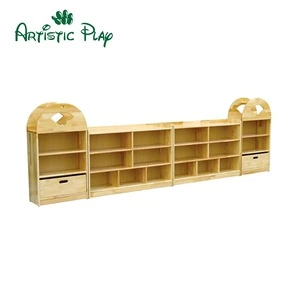 Manufacturer customized childrens school furniture children storage log cabinet