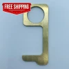 Manufacturer Newest No Contact Key Chain Brass Hands Free No Touch Door Opener Keychain