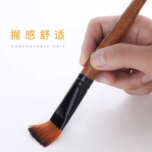 Martol G1706A G1706B 6pcs/set wooden handle nylon hair professional artist oil acrylic watercolor gouache paint brush set