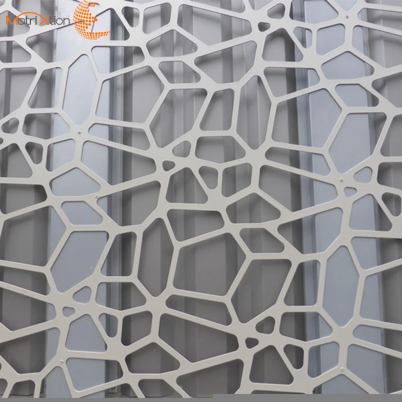 Matrixtion Expanded Exterior Metal Aluminum Cladding Design Panels Wall Luxury Facade