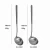 Import Matt Stainlees Steel Kitchen Cooking Utensils Sanding Finished Slotted Soup Ladle from China