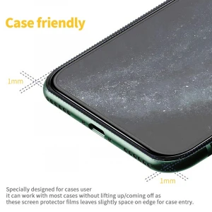 Matte Screen Protector for iPhone, ZIFRIEND 2.5D 0.33mm Anti Glare Full Coverage Anti Scratch, Bubble Free Tempered Glass