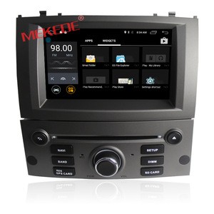 MEKEDE Cheap price stable quality navigation system special for peugeot 407 android head unit 2G RAM+16GB