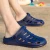 Import Mens Baotou Hollow Beach Hole Shoes Breathable Large Size Jelly Shoes Dual Purpose Sandals And Slippers from China