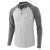 Import Mens Casual Long Sleeve 65%Cotton 35%Polyester Henley Tee Shirt Two-tone Raglan Fit Baseball T-Shirts from China