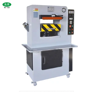 MG-770 Hydraulic Leather Embossing Pattern Indengting Imprinting Press Machine for Bags/Leatherware Production Machinery