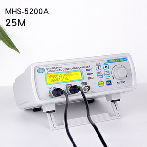 MHS-5200A 25MHz 200MSa/s DDS Dual Channel Signal Generator USB Function Arbitrary Waveform Frequency Digital Signal Generator