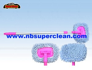 Microfiber Chenille Extendable Car Duster, Brush Car Wash Mop