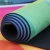Import Microfiber non toxic Gymnastics Blue Folding Printed Yoga Mats Manufacture from China