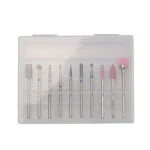 Milling Cutter Cuticle Bits Drill Accessories Diamond Carbide Nail Drill Bits Set