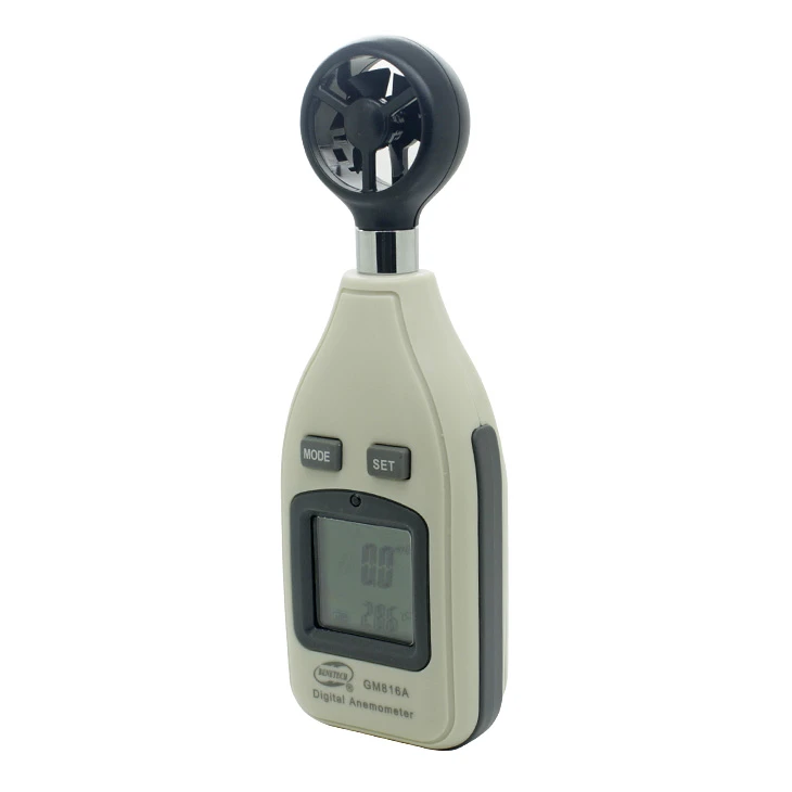 Mini-anemometer GM816A wind speed and wind temperature measurement, wind grade tester