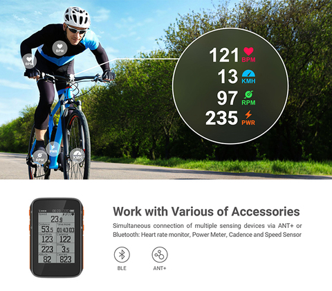 Buy Mini Gps Bike Computer Speedometer Wireless Odometer Waterproof ...