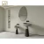 Import Minimalist Gray Key-Shaped Terrazzo Pedestal Basin - Sculptural Bathroom Vanity Countertop from China