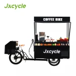 mobile food display bike food cart