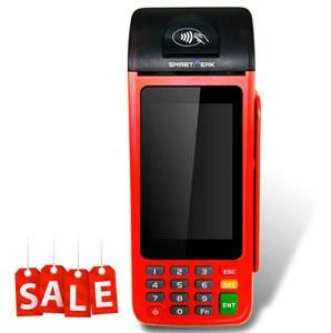 mobile GPRS android all in one touch screen pos with printer