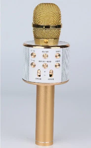 Mobile phone karaoke ws858 home audio condenser microphone Bluetooth karaoke live wireless microphone