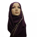 modal new design wholesale hijab polyester cotton dubai