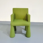 Modern Arm Chair in Multi-color Fabric  Options
