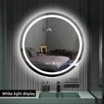 Modern Home Frameless Espejo Circular Led smart mirror