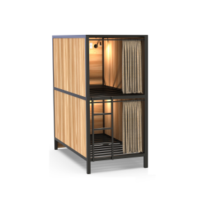 Modern steel frame hotel and hostel sleeping pod capsule bunk bed detachable bedroom furniture for hostel and lodge