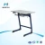 Import Modern student school desk and chair of school classroom set / desk for single school from China