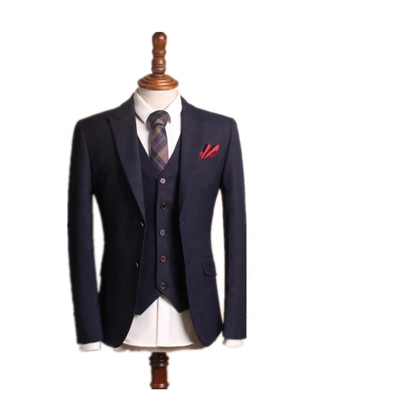 MTM made to measure man suit Custom fashion handmade quality 2 pieces 100% wool super 130s mens bespoke suit business suit men