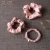 Import Mulberry satin scrunchie elastic hair band pink fashion from China