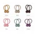 Import Multi colors magnetic curtain buckle,curtain accessories,curtain tiebacks sell in pair/set from China