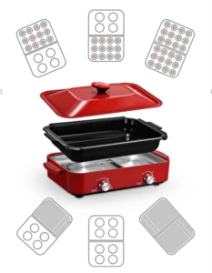 multi-cooker electric cookers with grill pans