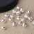 Import Multi Faceted 6mm Sterling Silver Infinite Pattern Round Spacer beads (Large Hole ~2.6mm) for Jewelry Craft Making Findings from China