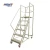 Import Multi-Functional Heavy Duty Safety Platform Ladder Wheels Metal Rolling Mobile Ladder with Handrail Material Handling Equipment from China