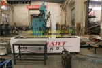 Multi-joint welding robot with laser tracking system and robot torch cleaning machine