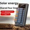 Multi-Purpose Portable 10000Mah 20000Mah 30000Mah Branded Battery Charger Solar Power Bank