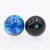 Import Murano Lampwork Glass Two-tone Sea Blue Half Hole Round Foil Beads for Metal Nine-shaped needle for Earring Bracelet Making from China