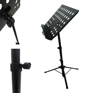 Music accessories Foldable Adjustable sheet music stand light for Piano,Guitar,Violin and other musical instruments