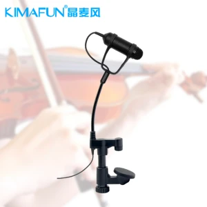 Musical instrument accessories wired gooseneck microphone stand for violin CX200