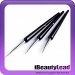 nail drawing brush 3 pieces nail brush set manicure brush kit