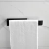 Nail-Free Adhesive towel rack/bar self adhesive toilet roll holder stainless steel  toilet paper holder black