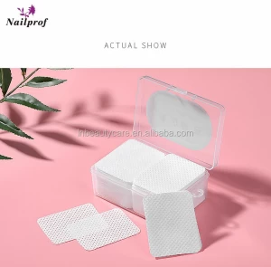 Nailprof 540pcs/bag Nail Polish Remover Nail Cotton Paper Manicure Gel Lint-Free Cotton Pads
