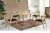 Import Natural Color Dining Room Furniture Rectangular 6 Seaters Solid Oak Modern Wooden Dining Table from China