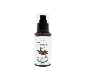 Natural cosmetic hair moisturizing argan oil treatment for hair