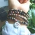 Import Natural Stone Bead Bracelet Sets 6 mm Round beads Healing Energy Passion Jewelry Woman Girl Gift Mala Yoga Bangle Wrap Style from China