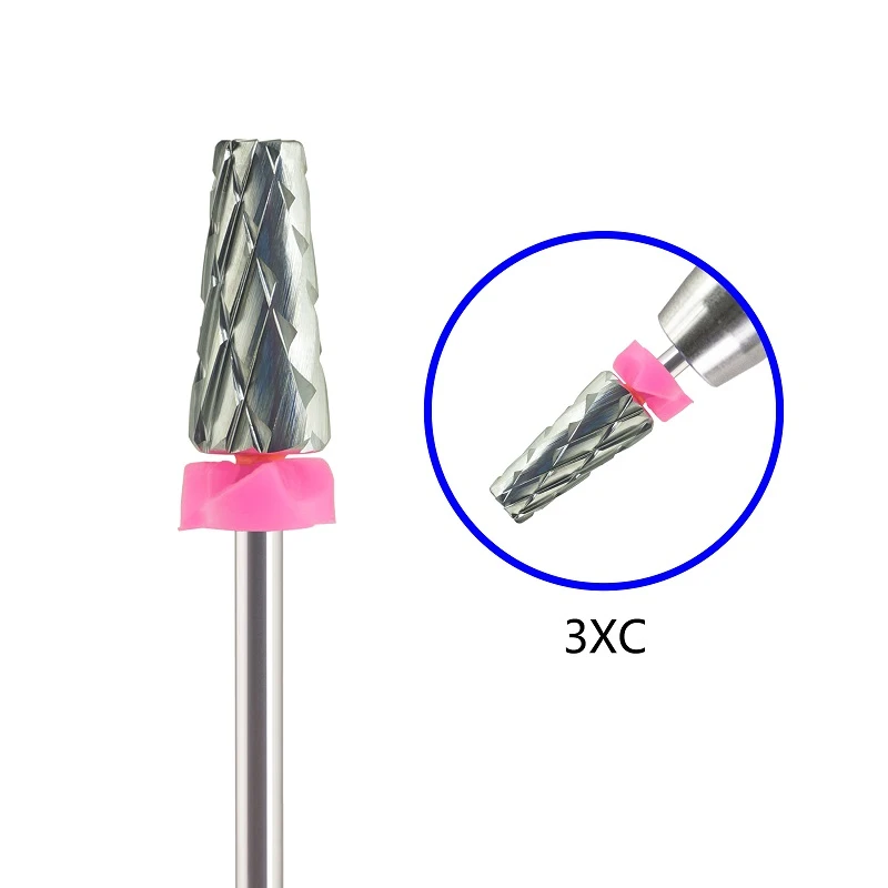 New 5 in 1 Cross Cut Carbide Two-way Milling Cutter Nail Art Manicure Machine Electric Nail file Nail Drill Bits
