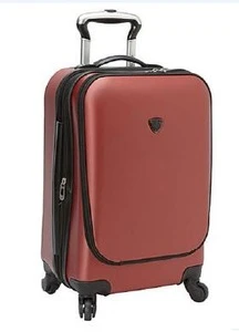 New ABS Boarding Luggage with Front Open Laptop Layer Airplaine Case