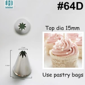 New Arrival BIG SIZE Stainless Steel Icing Piping Nozzles Pastry Tips Fondant Cup Cake Baking Tool CHEAP