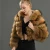 Import New Arrival Winter Natural Raccoon Fur Coat Womens Long Sleeve Warm Genuine Fur Coats Jackets with Hood from China