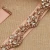 Import New design bridal crystal sash Wedding Accessory Bride Rhinestone Beaded Belt with Multi colors of Ribbins from China