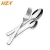 Import New Design Dinner Silver Flatware Spoon Forks Knives Stainless Steel Cutlery Set from China